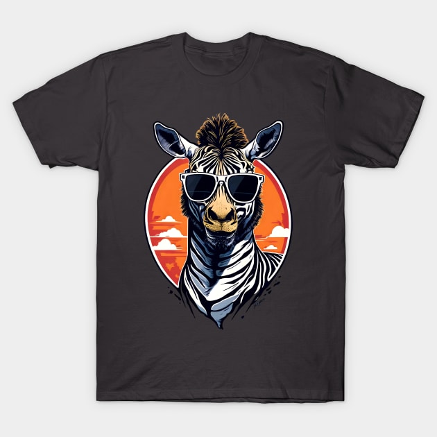 Funny Zebra art animal lover T-Shirt by T-shirt US